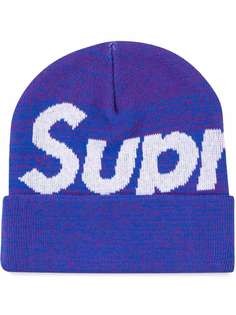 Supreme шапка бини с логотипом