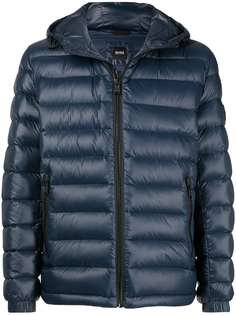 BOSS пуховик с капюшоном