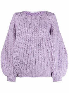JW Anderson шерстяной джемпер крупной вязки