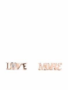 Kate Spade серьги-гвоздики Love More