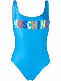 Moschino купальник с логотипом