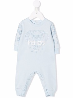 Kenzo Kids ромпер из органического хлопка с вышивкой