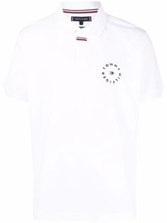 Tommy Hilfiger рубашка поло из органического хлопка с вышитым логотипом