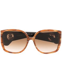 Burberry Eyewear солнцезащитные очки в квадратной оправе с логотипом