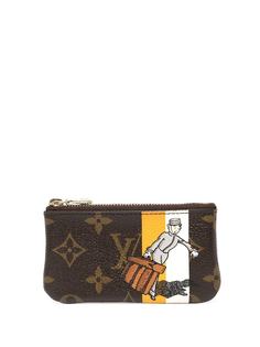 Louis Vuitton кошелек для монет Pochette Cles 2006-го года с монограммой