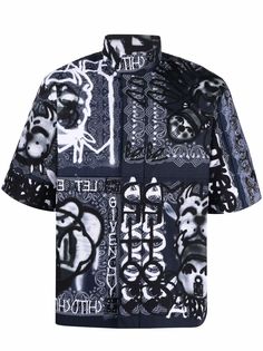 Givenchy рубашка с эффектом краски