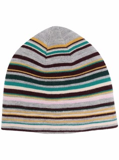 PAUL SMITH шерстяная шапка бини в полоску