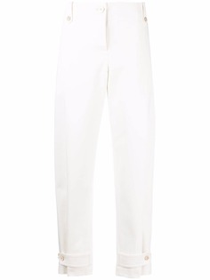 Alexander McQueen строгие брюки с манжетами в стиле милитари