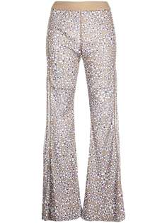 Perks And Mini расклешенные брюки с цветочным принтом