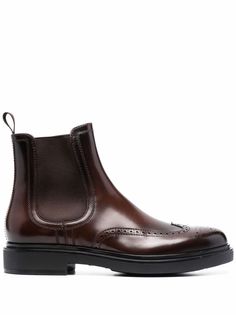 Santoni ботинки с перфорацией