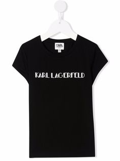 Karl Lagerfeld Kids футболка с логотипом