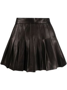 Balmain плиссированная мини-юбка