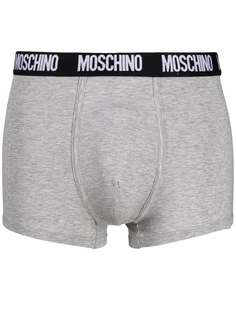 Moschino комплект из двух боксеров с логотипом