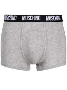 Moschino комплект из двух боксеров с логотипом