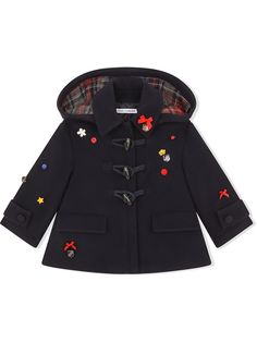 Dolce & Gabbana Kids дафлкот с аппликацией
