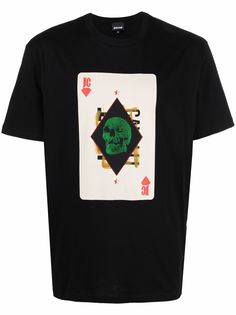 Just Cavalli футболка с графичным принтом