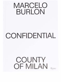 Marcelo Burlon County of Milan книга Marcelo Burlon County of Milan: Confidential