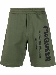 Alexander McQueen шорты с логотипом