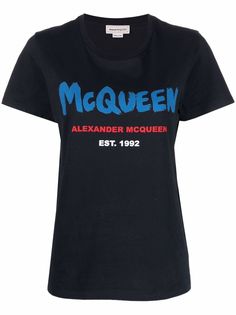 Alexander McQueen футболка с логотипом