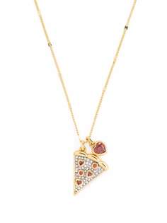 Kate Spade колье с подвеской Pizza My Heart