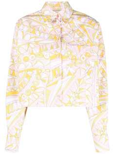 Emilio Pucci рубашка с длинными рукавами и принтом Bandierine