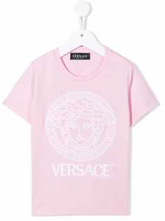 Versace Kids футболка с принтом Medusa