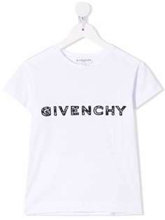 Givenchy Kids футболка с логотипом