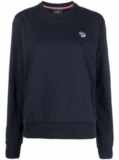 PS Paul Smith толстовка из органического хлопка с нашивкой Zebra