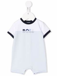 BOSS Kidswear ромпер с логотипом