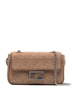 Fendi сумка Baguette среднего размера с логотипом