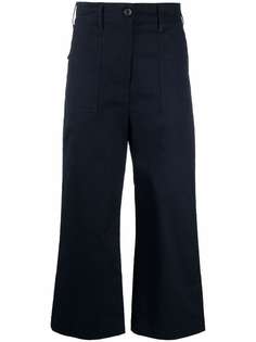 PS Paul Smith расклешенные брюки с завышенной талией