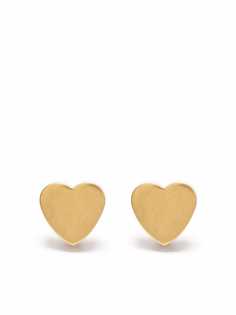 Balenciaga серьги-гвоздики в форме сердца