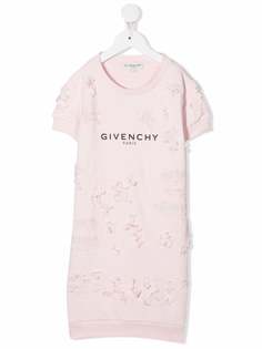 Givenchy Kids платье с логотипом