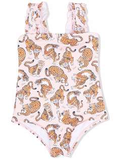 Kenzo Kids купальник Tiger с логотипом