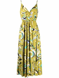 Emilio Pucci платье с запахом и принтом Itinerari