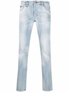 Philipp Plein прямые джинсы Destroyed