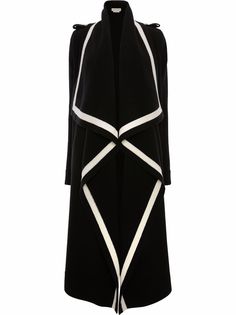 Alexander McQueen шерстяное пальто в стиле милитари