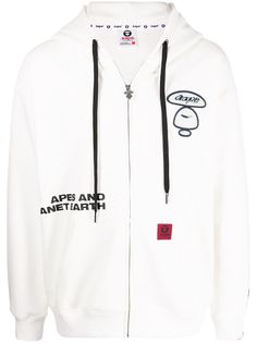 AAPE BY *A BATHING APE® худи с графичным принтом