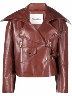 Nanushka укороченная байкерская куртка