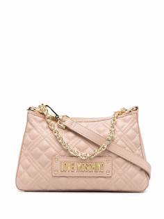 Love Moschino стеганая сумка-тоут с логотипом
