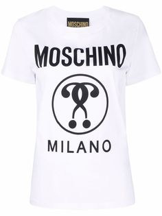 Moschino футболка Double Question Mark