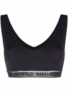 Karl Lagerfeld бюстгальтер-бралетт с логотипом