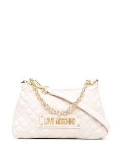 Love Moschino стеганая сумка-тоут с логотипом