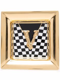 Versace керамический поднос с логотипом