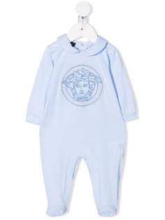 Versace Kids джемпер с вышитым логотипом