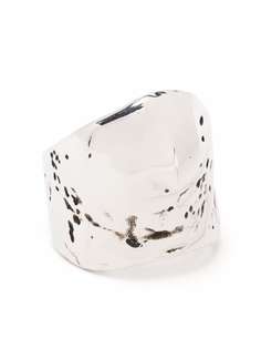 Alexander McQueen кольцо с гравировкой