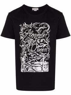 Alexander McQueen футболка с логотипом