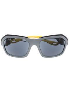 Ray-Ban солнцезащитные очки в квадратной оправе