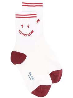 PAUL SMITH носки вязки интарсия с логотипом