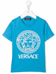 Versace Kids футболка с принтом Medusa